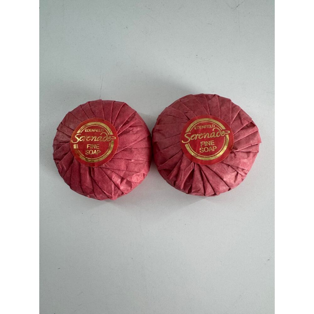 Vintage Edenfield Serenade Fine Soap Wrapped Bars 75g Each Pink Set Of 2